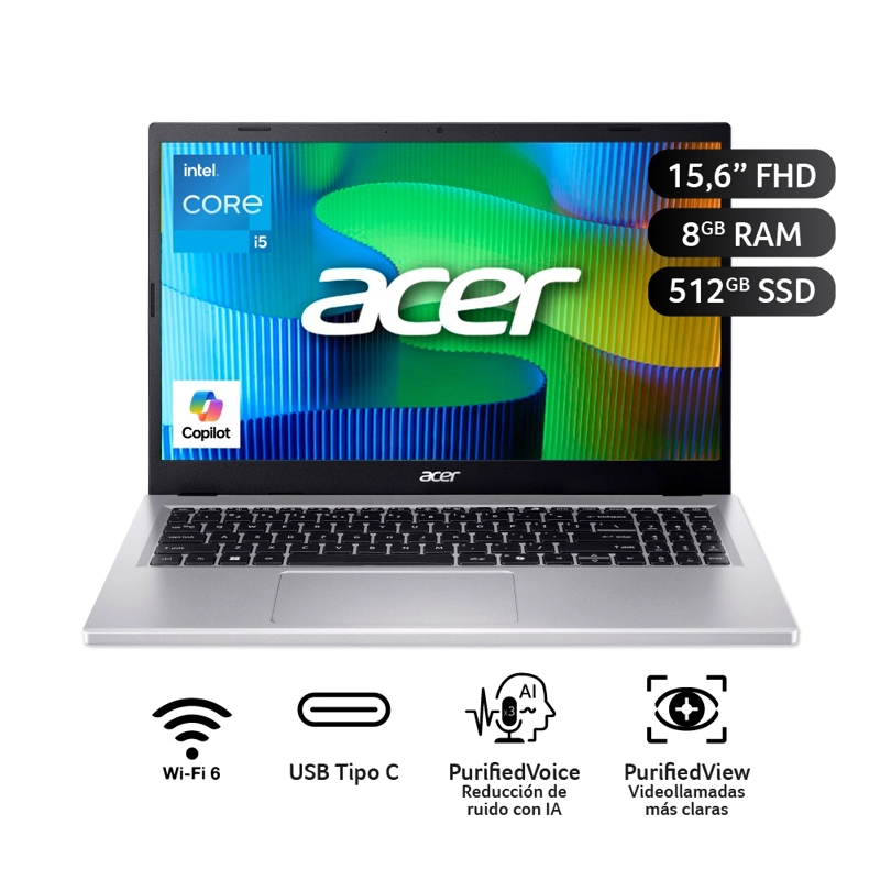 LAPTOP ACER ASPIRE GO 15 INTEL CORE I5 (8GB RAM 512GB SSD) 15.6â€